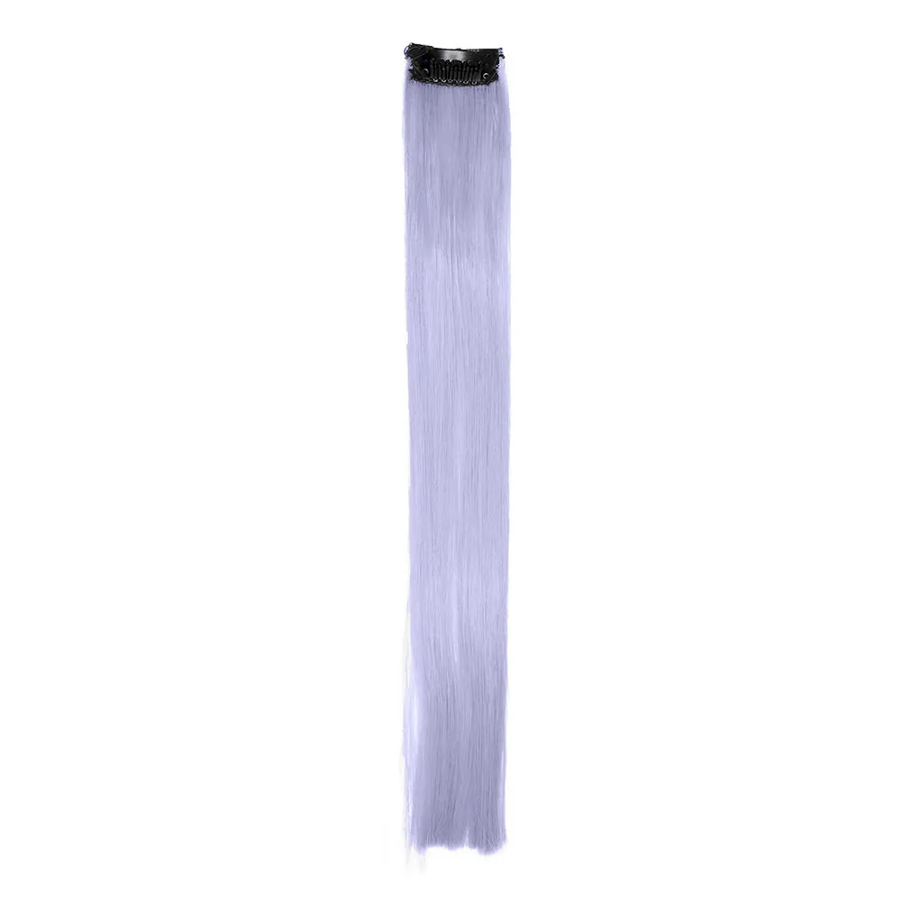 Streak Street Rich Lavender Straight Clip-On Strands