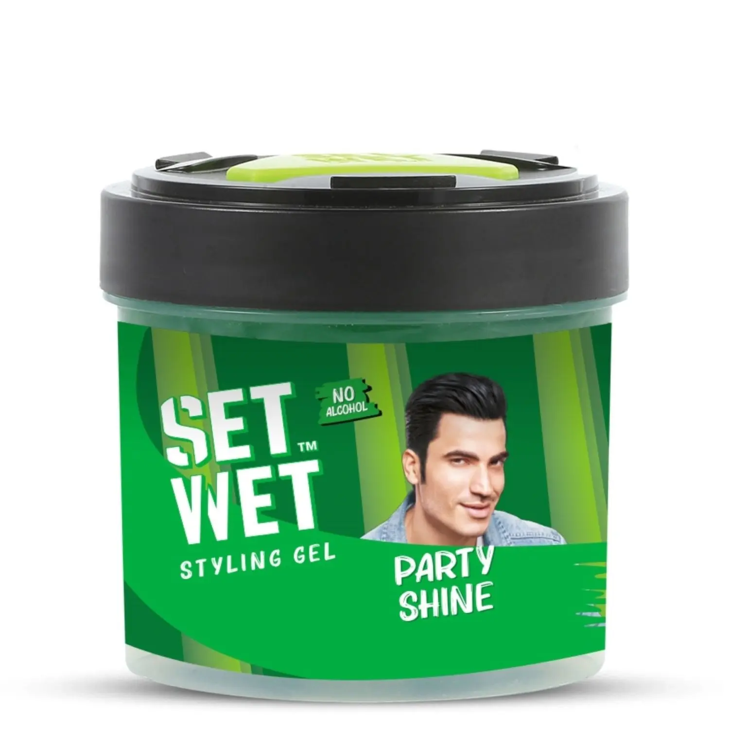 Set Wet Hair Gel for Men, Party Shine Jar (250 ml)