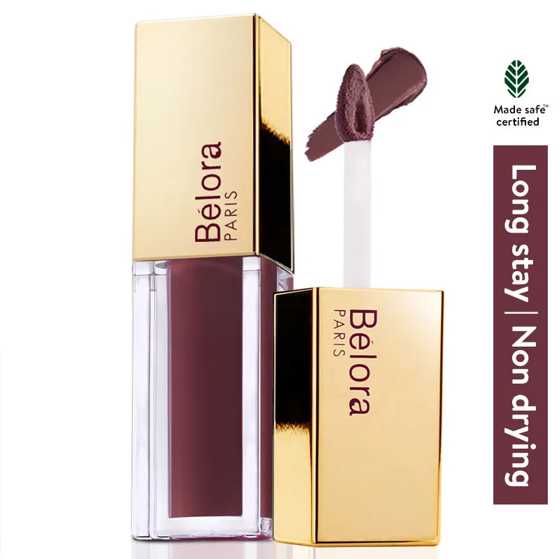 Belora Paris Leave No Evidence Liquid Matte Lipstick - 27 Caffeine High