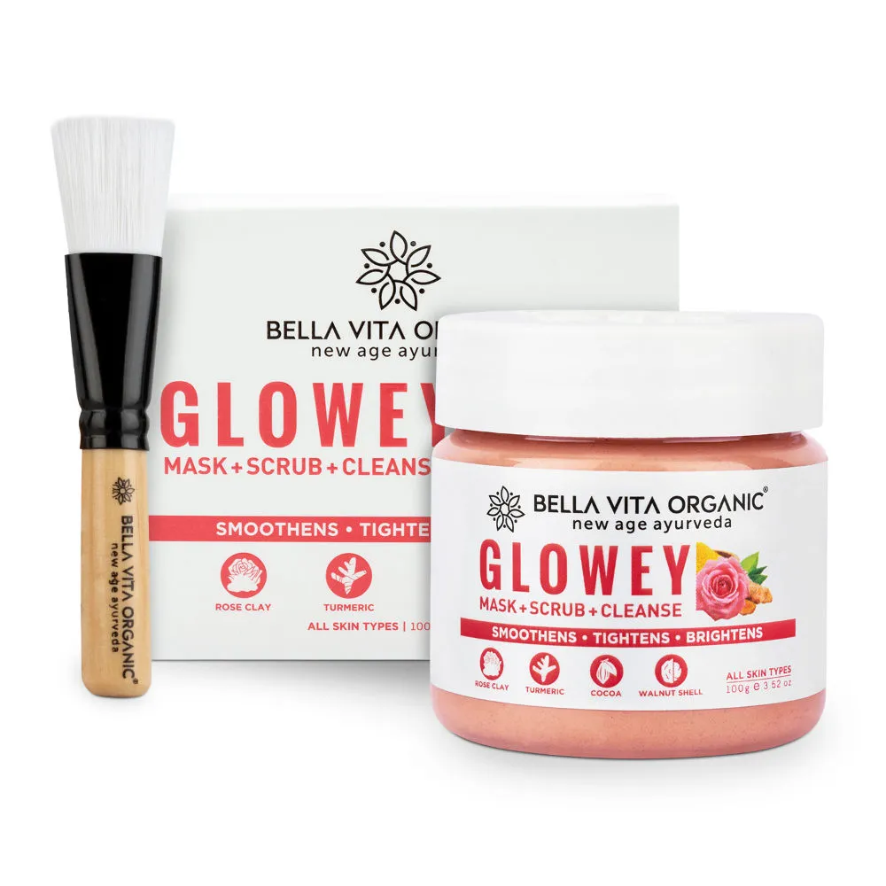 Bella Vita Organic Glowey Mask + Scrub + Cleanse