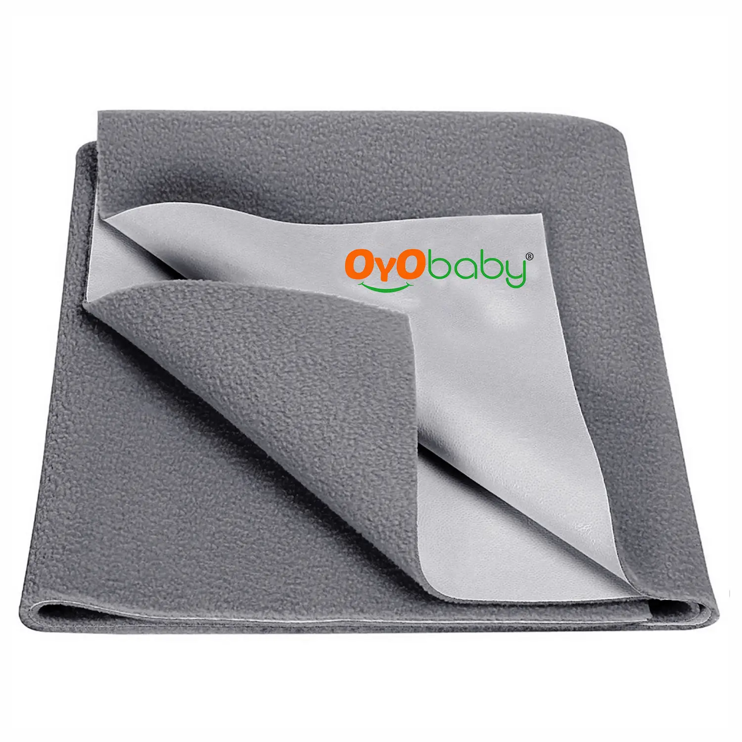 OYO Baby Waterproof Bed Protector Baby Dry Sheet, Large, Grey (140 cm x 100 cm)