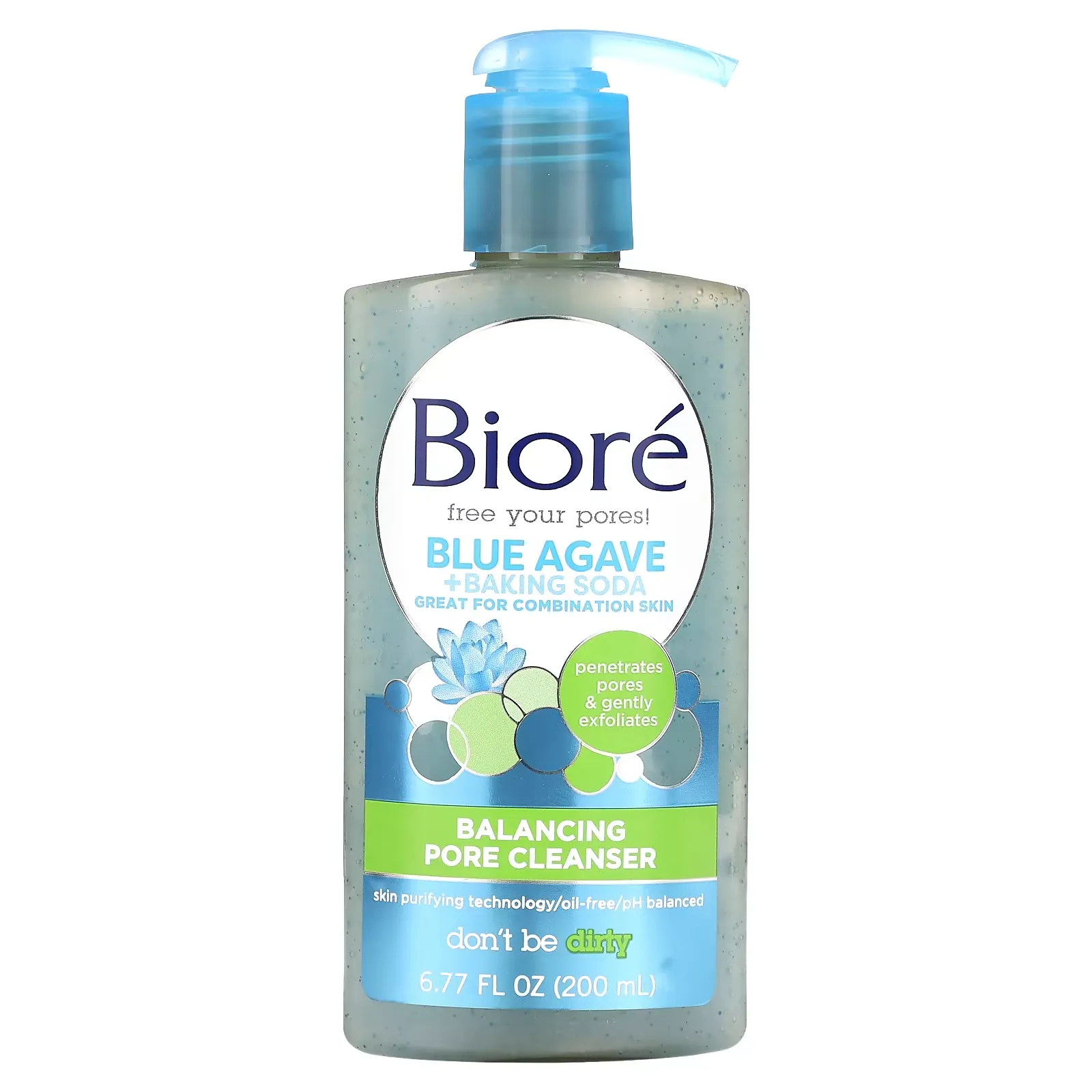 Balancing Pore Cleanser, Blue Agave + Baking Soda, 6.77 fl oz (200 ml)