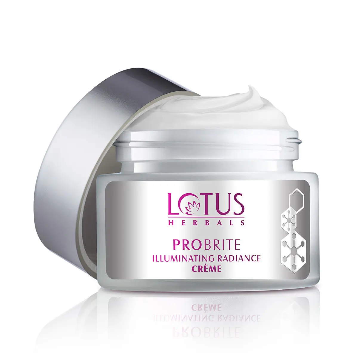 Lotus Herbals Probrite Illuminating Radiance Cream | with Probiotic Actives | for Soft, Smooth and Evenly Pigmented Skin | 50g