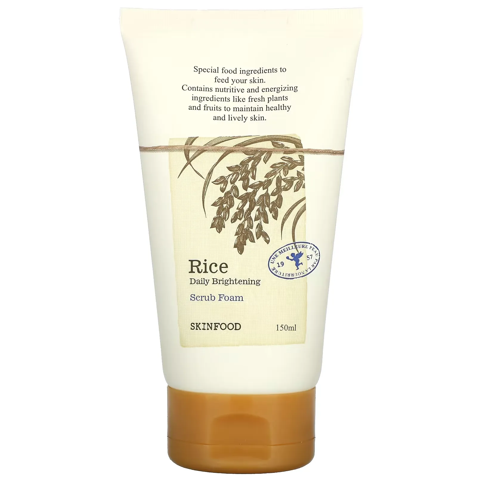 Rice Daily Brightening Scrub Foam, 5.07 fl oz (150 ml)