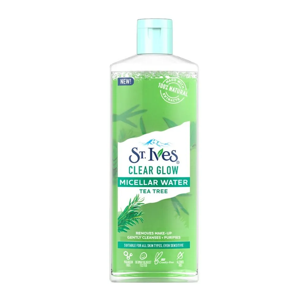 St. Ives Clear Glow Tea Tree Micellar Water With 100% Natural Extracts