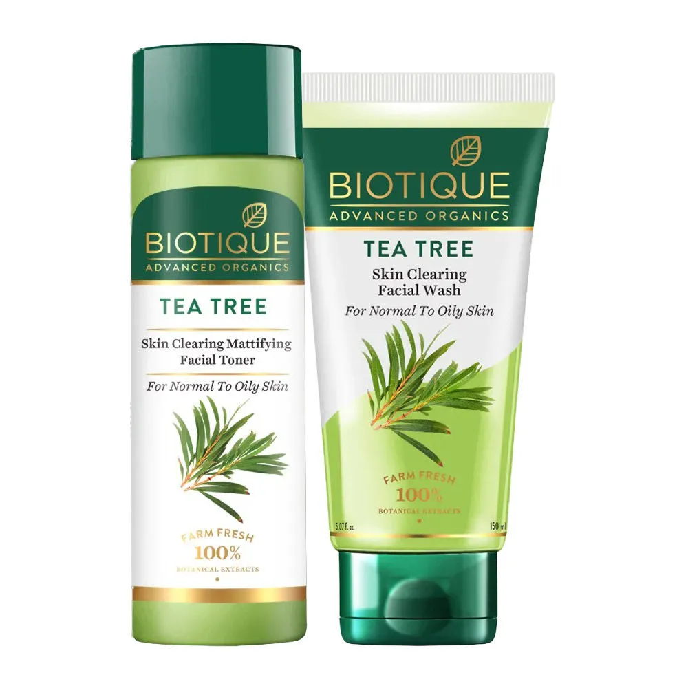 Biotique Teatree Toner & Facewash Combo