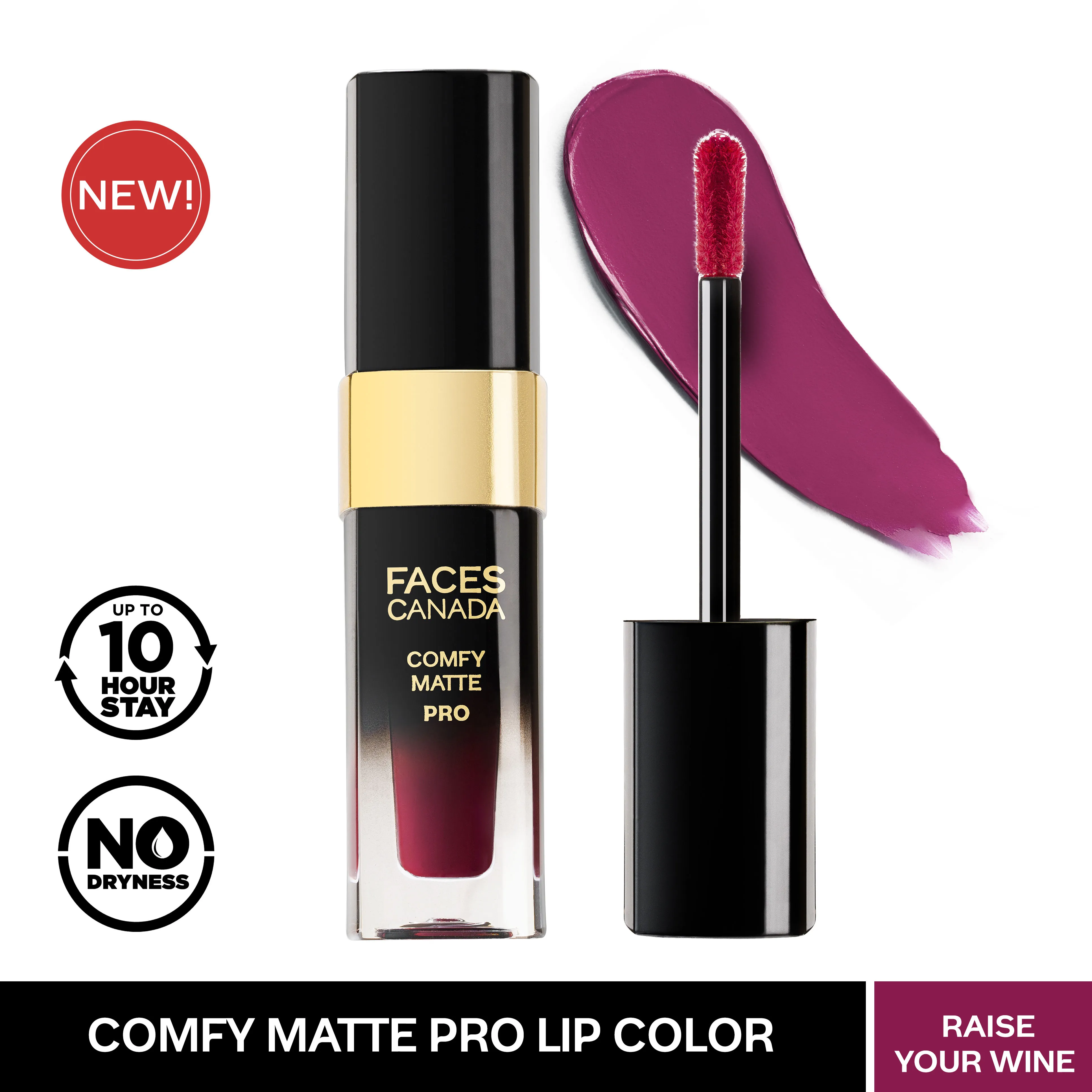 Faces Canada Comfy Matte Pro Lip Color - Raise Your Wine 03