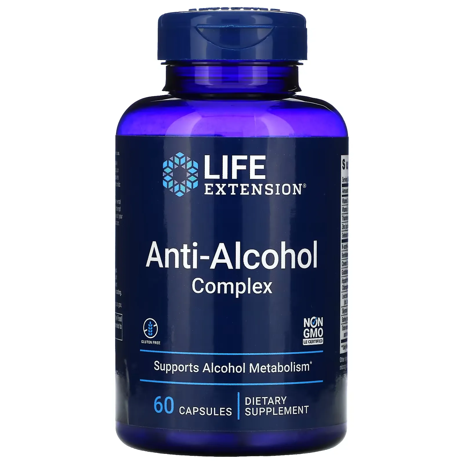 Anti-Alcohol Complex, 60 Capsules