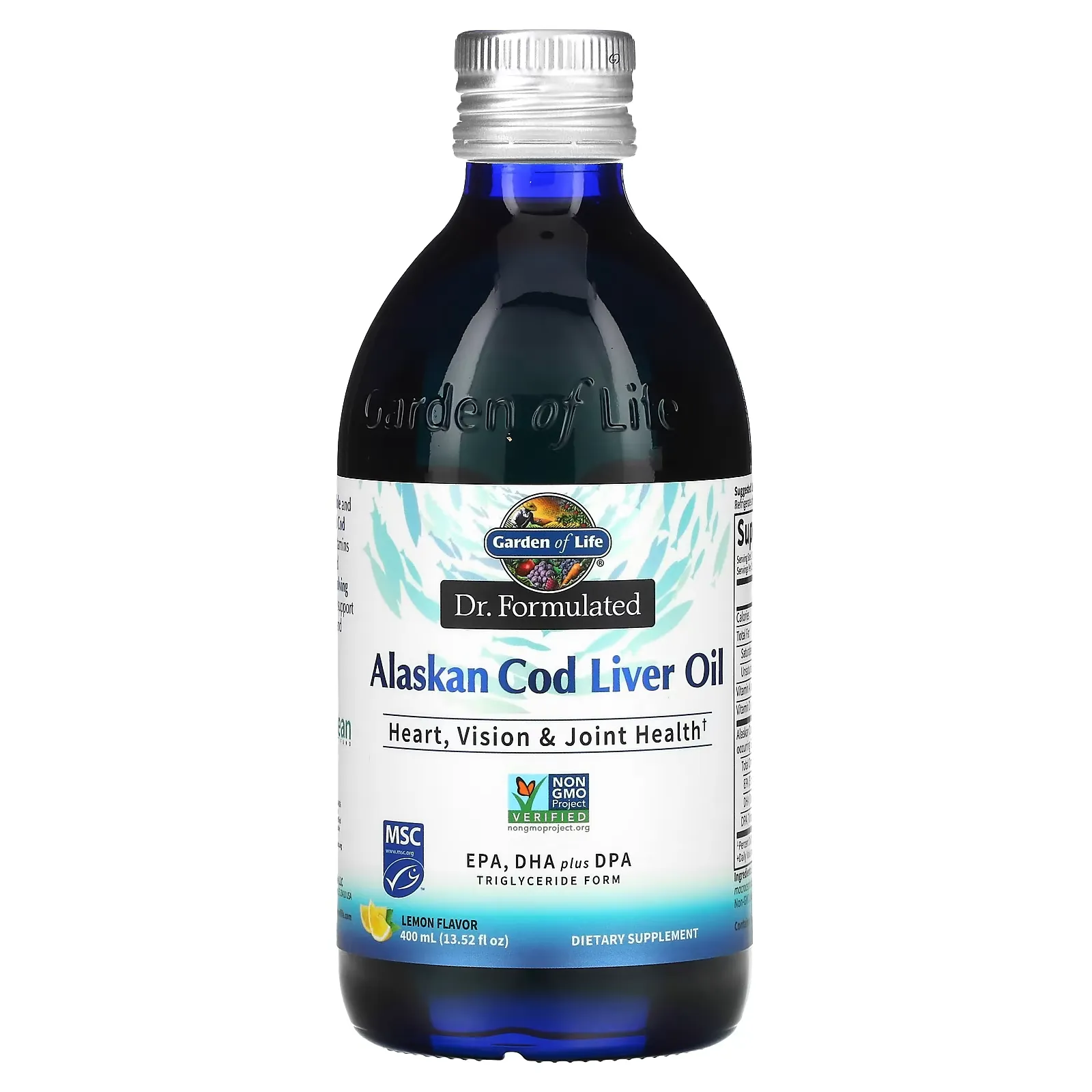 Dr. Formulated, Alaskan Cod Liver Oil, Lemon, 13.52 fl oz (400 ml)