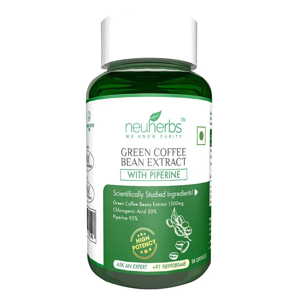 Neuherbs Green Coffee Beans Extract for Weight Loss,  60 capsules