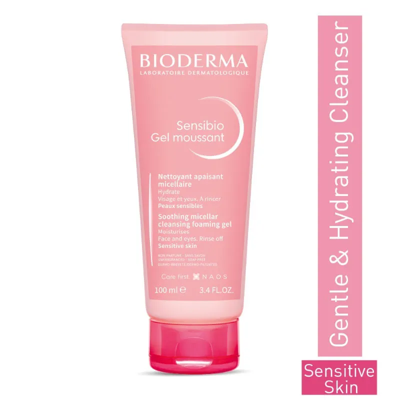 Bioderma Sensibio Gentle Soothing Micellar Cleansing Foaming Gel For Sensitive Skin