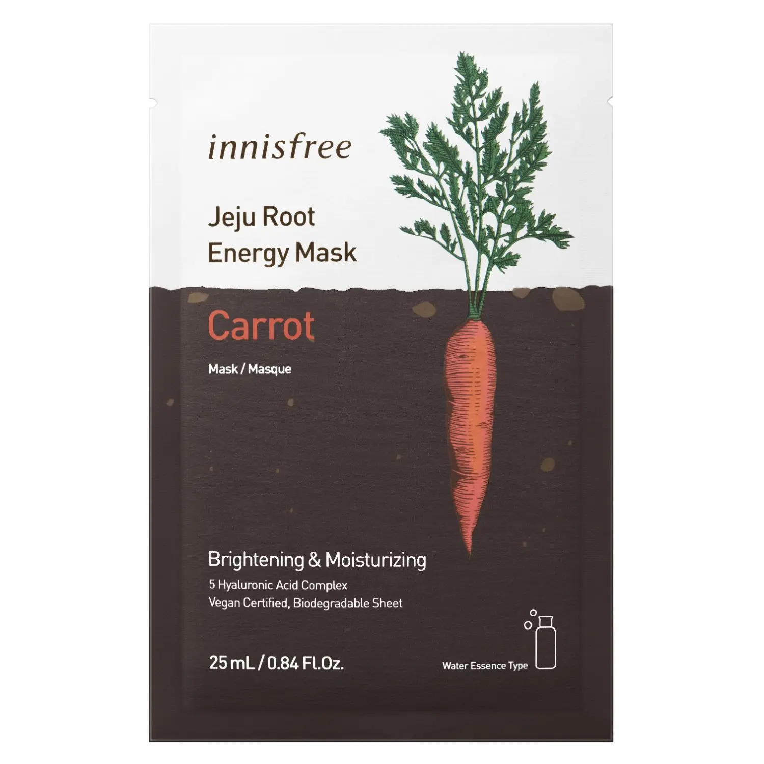 Innisfree Jeju Root Energy Mask - Carrot (25 ml)