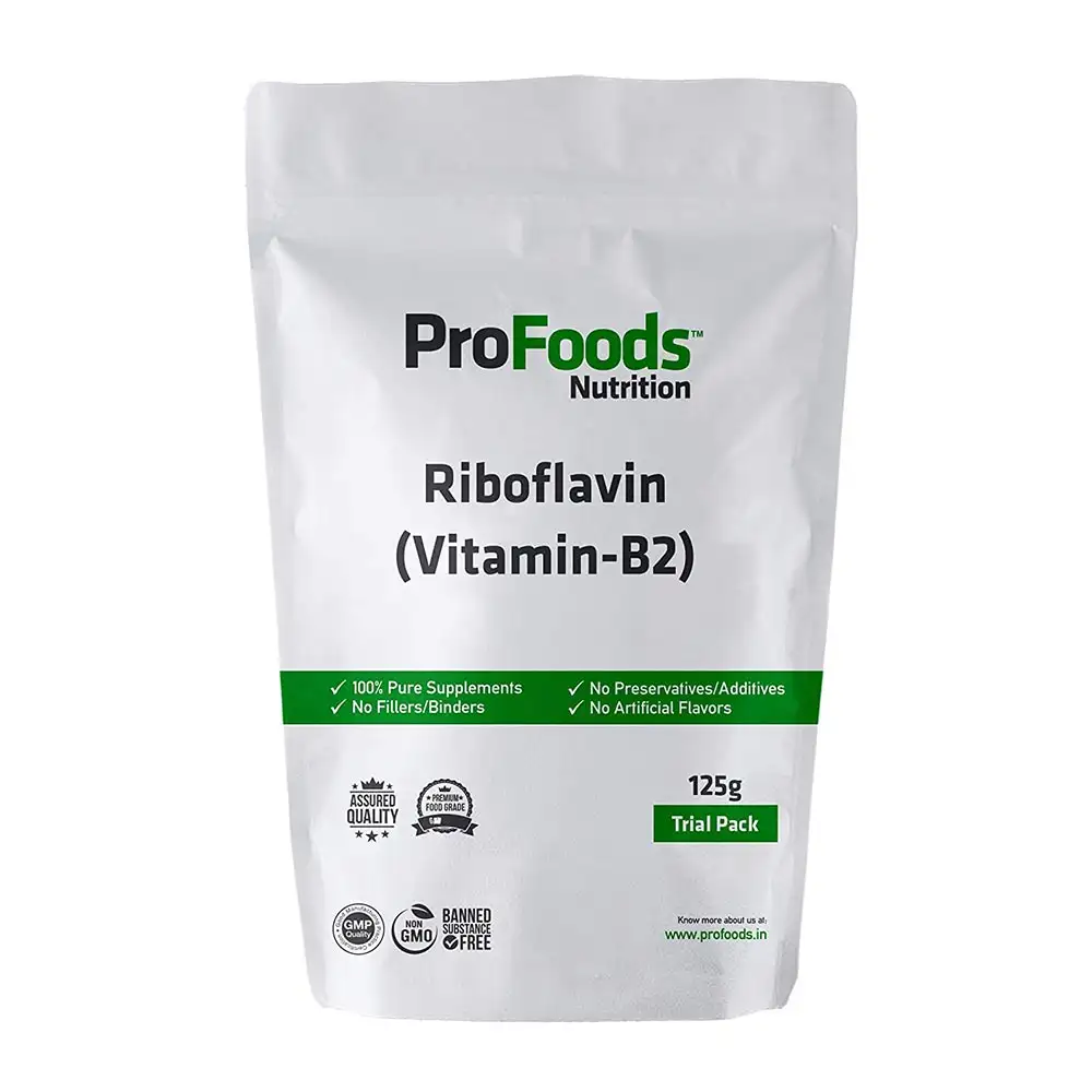 ProFoods Riboflavin (Vitamin B2) Powder,  125 g  Unflavoured