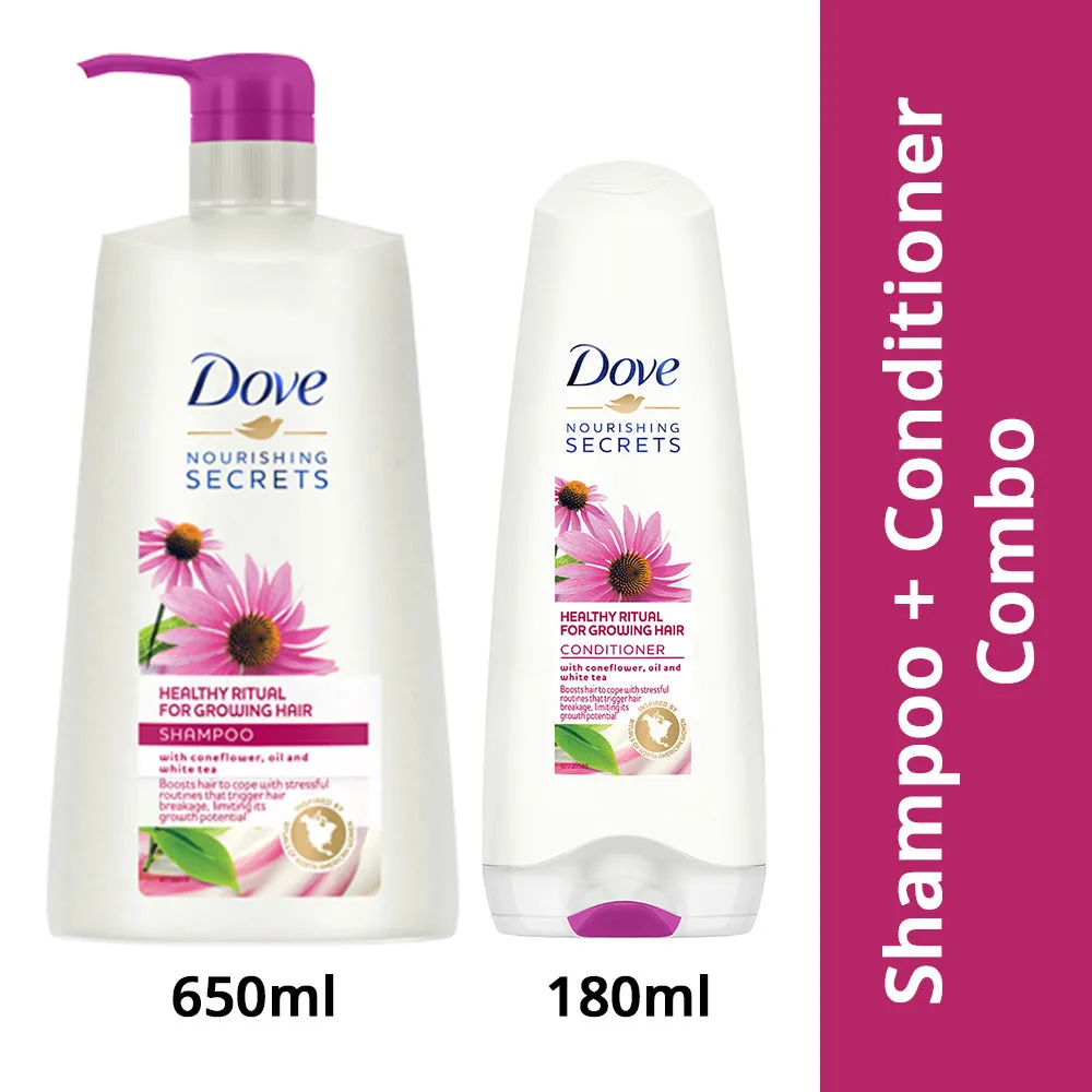 Dove Healthy Ritual For Growing Hair Shampoo + Conditioner