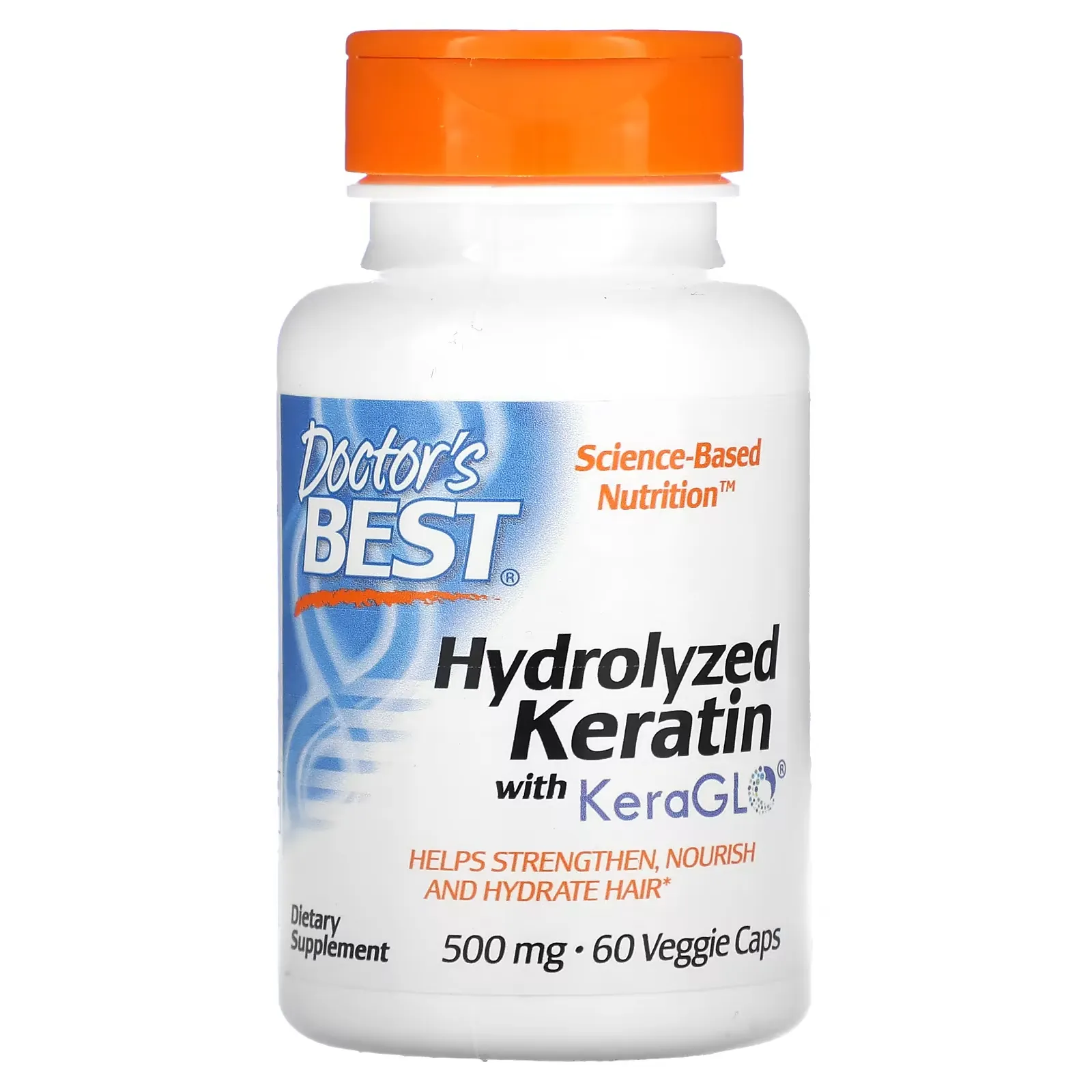 Hydrolyzed Keratin, 500 mg, 60 Veggie Caps