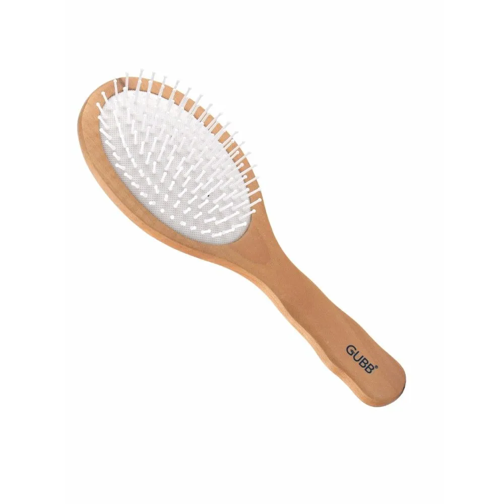 GUBB Wooden Hues Range Oval Broad Hair Brush