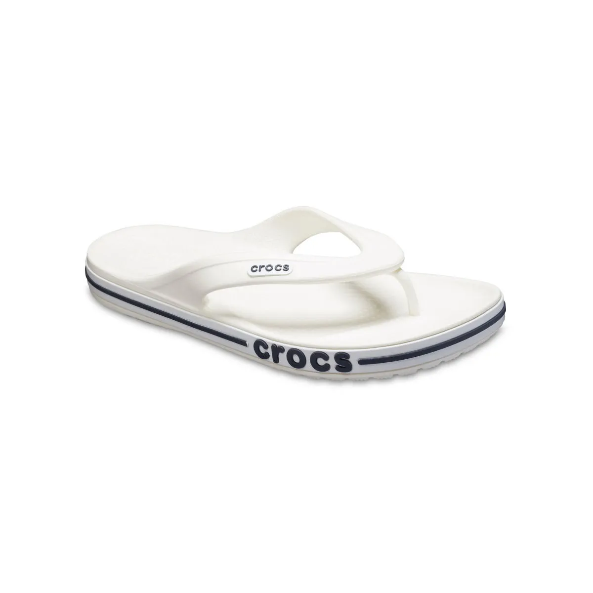 Crocs White Bayaband Unisex Flipflops (EURO 43-44)