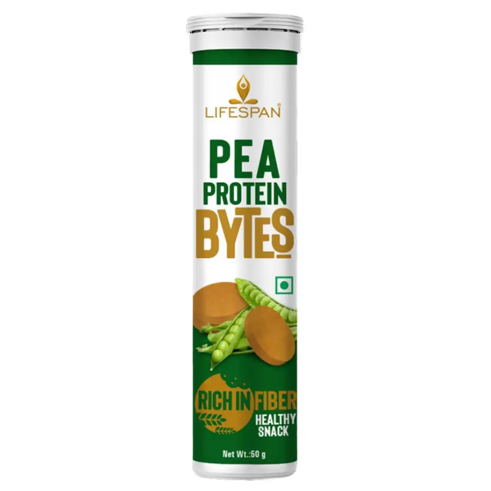 Lifespan Pea Protein Bytes,  Unflavoured  50 g