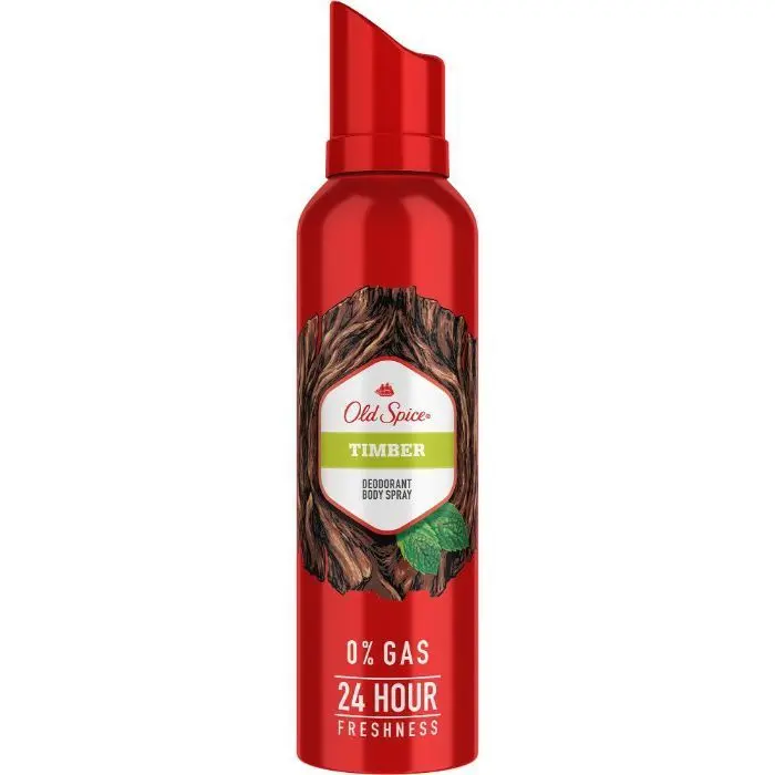 Old Spice Timber No Gas Deodorant Body Spray Perfume (140 ml)