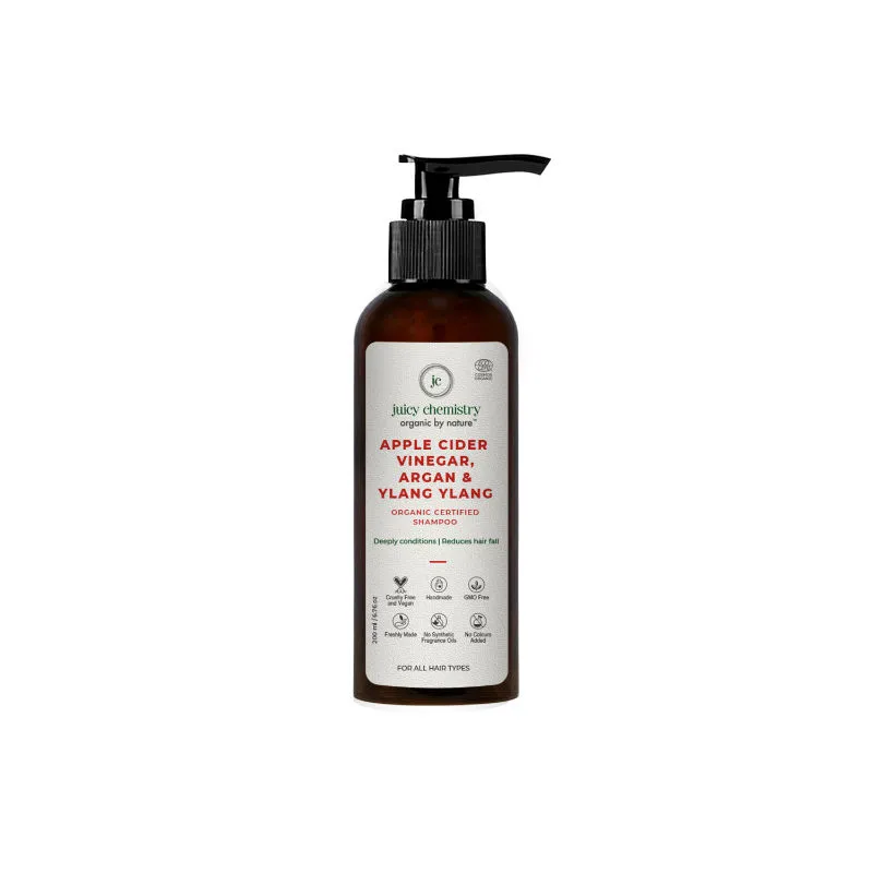 Juicy Chemistry Apple Cider Vinegar, Argan & Ylang Ylang -Organic Shampoo