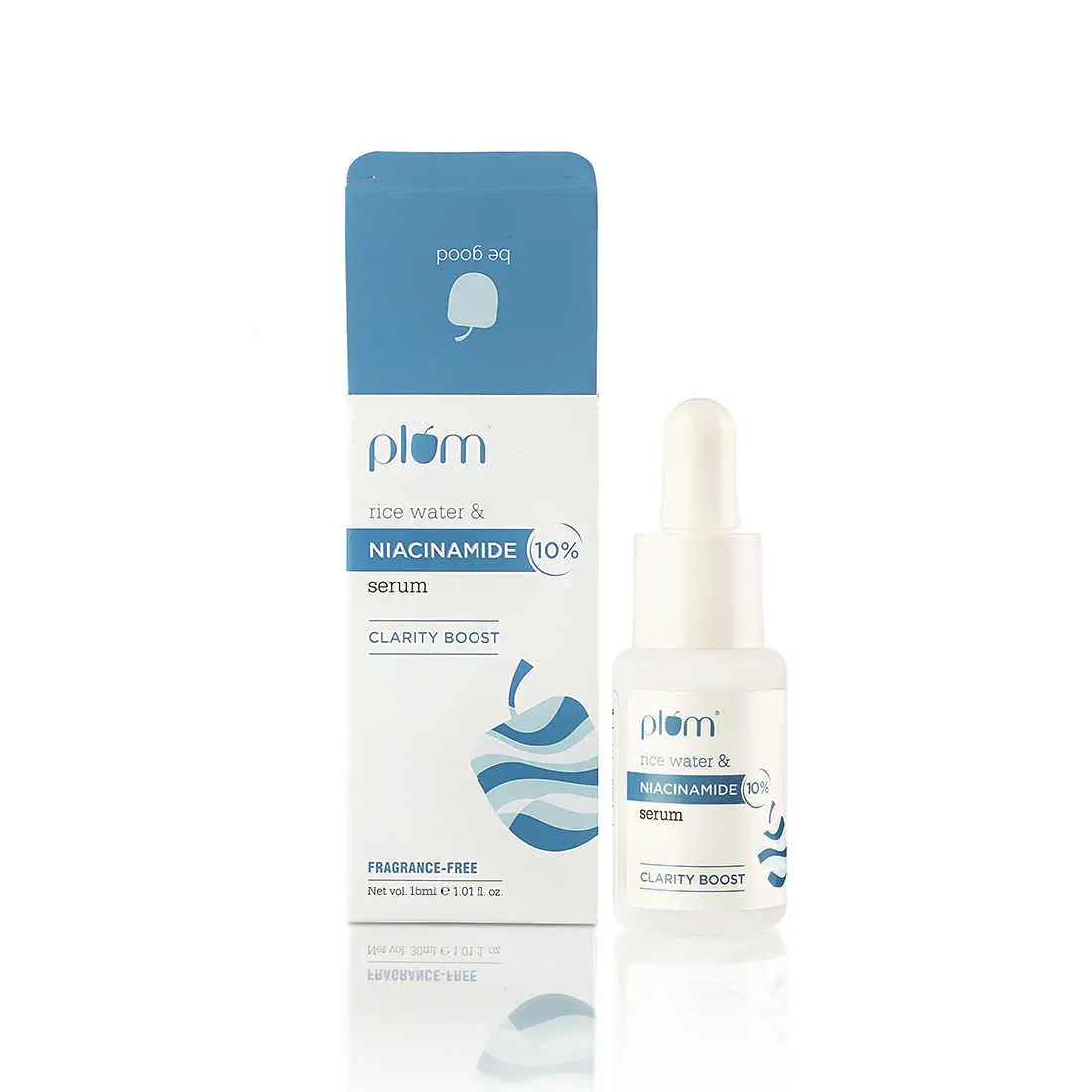 Plum 10% Niacinamide Face Serum with Rice Water for Blemish-Free, Clear & Bright Skin (15 ml)