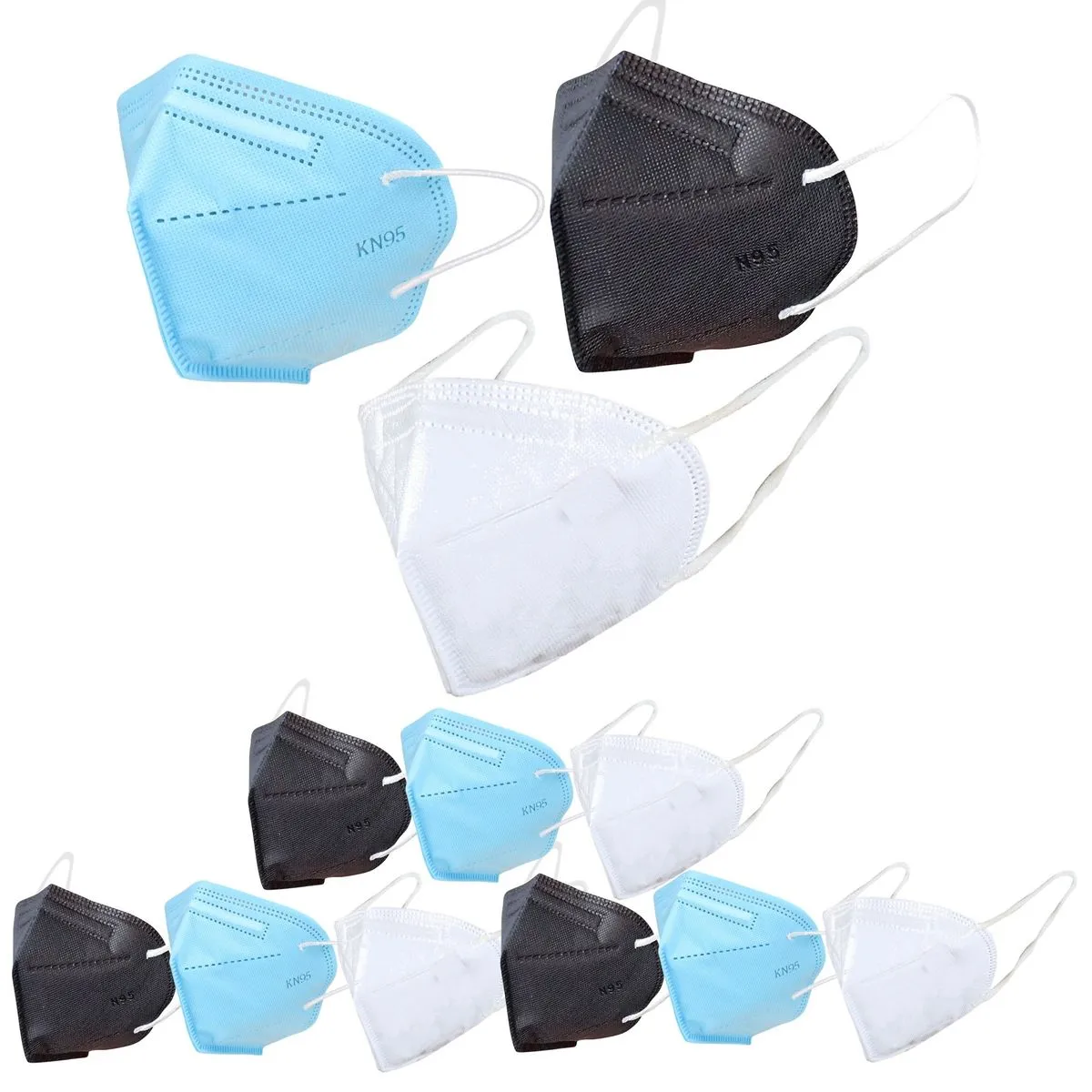 OOMPH Pack of 60 Kn95/N95 Anti-Pollution Reusable 5-Layer Mask