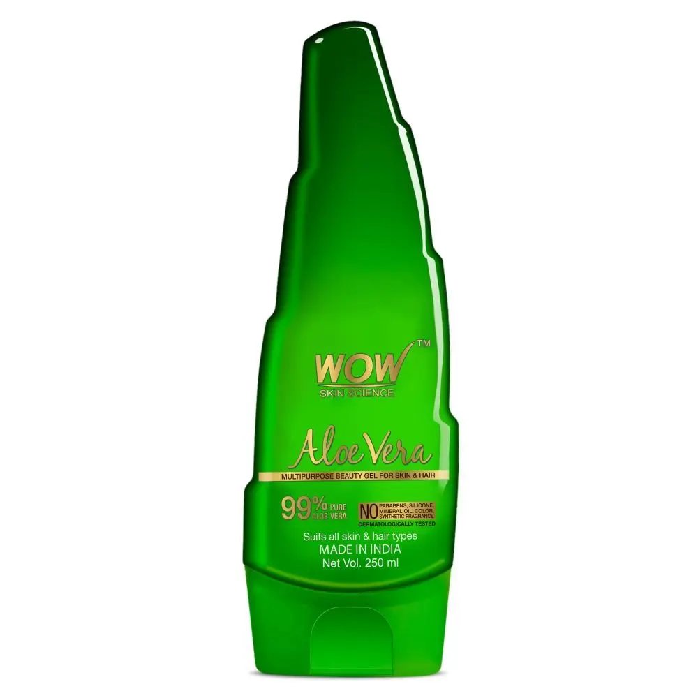 WOW Skin Science 99% Pure Aloe Vera Gel - Ultimate for Skin and Hair (250 ml)