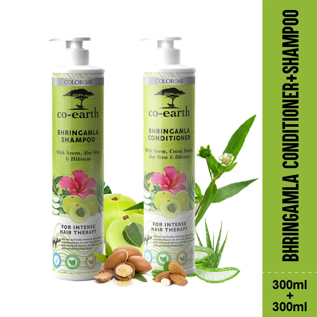 Colorbar Co-Earth Bhringamla Shampoo & Conditioner ( Pack Of 2 )