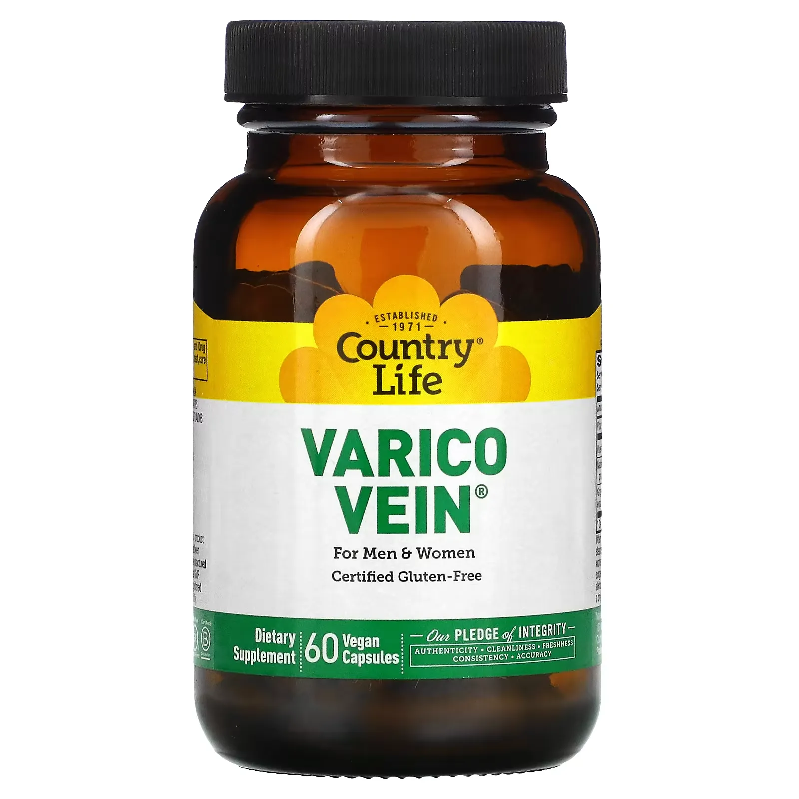 VaricoVein for Men & Women, 60 Vegan Capsules