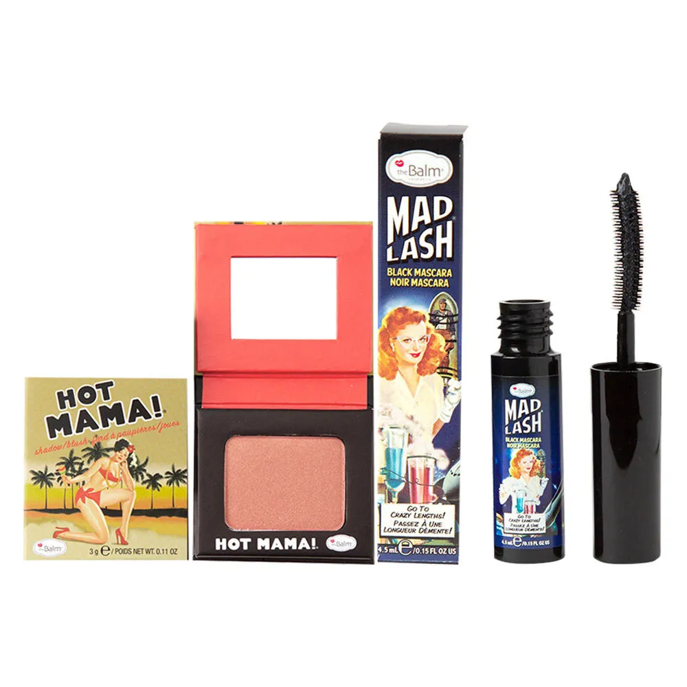 theBalm Travel Size Cheek & Eye Combo (mad Lash Mascara + Hot Mama Blush)