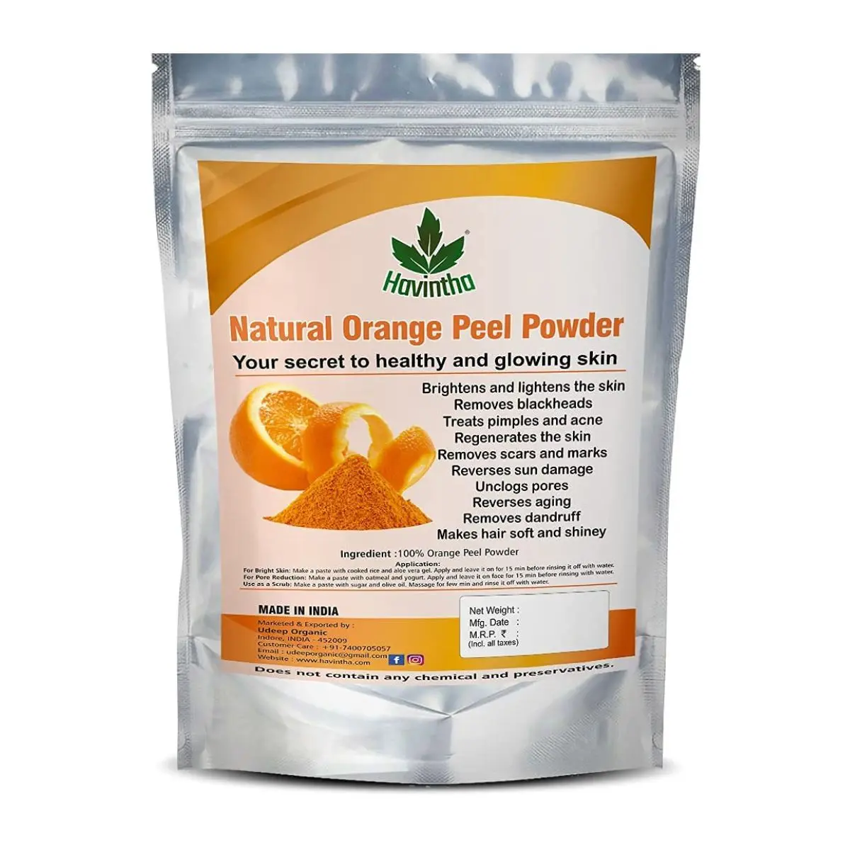 Orange Peel Powder (227 g)