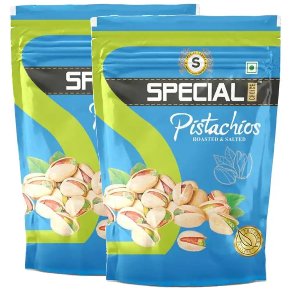 Special Choice Pistachio,  Roasted & Salted Akbari (Pack of 2)  250 g