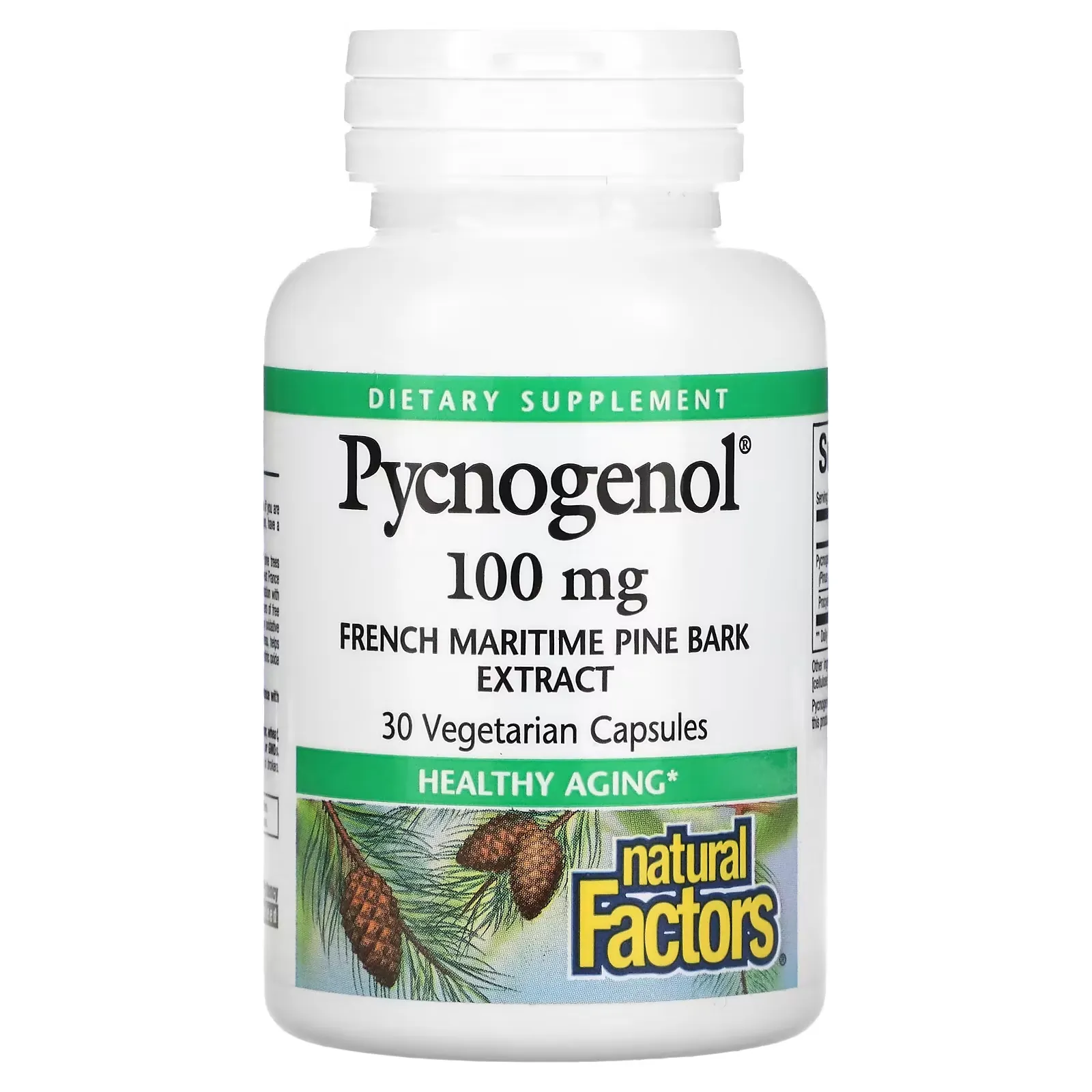 Pycnogenol, 100 mg, 30 Vegetarian Capsules