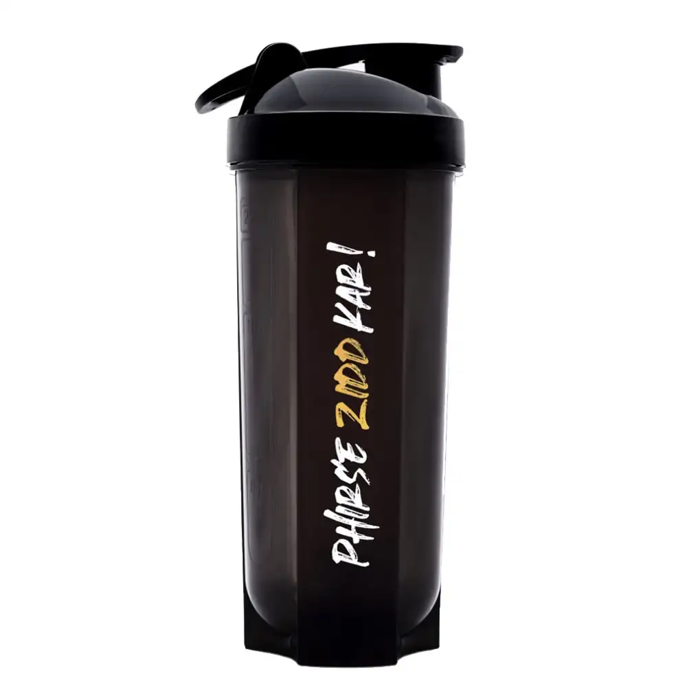 MuscleBlaze Phirse Zidd Kar Shaker,  Black  650 ml