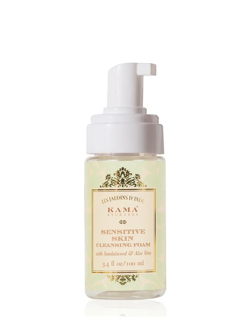 Kama Ayurveda Sensitive Skin Cleansing Foam With Sandalwood & Aloe Vera