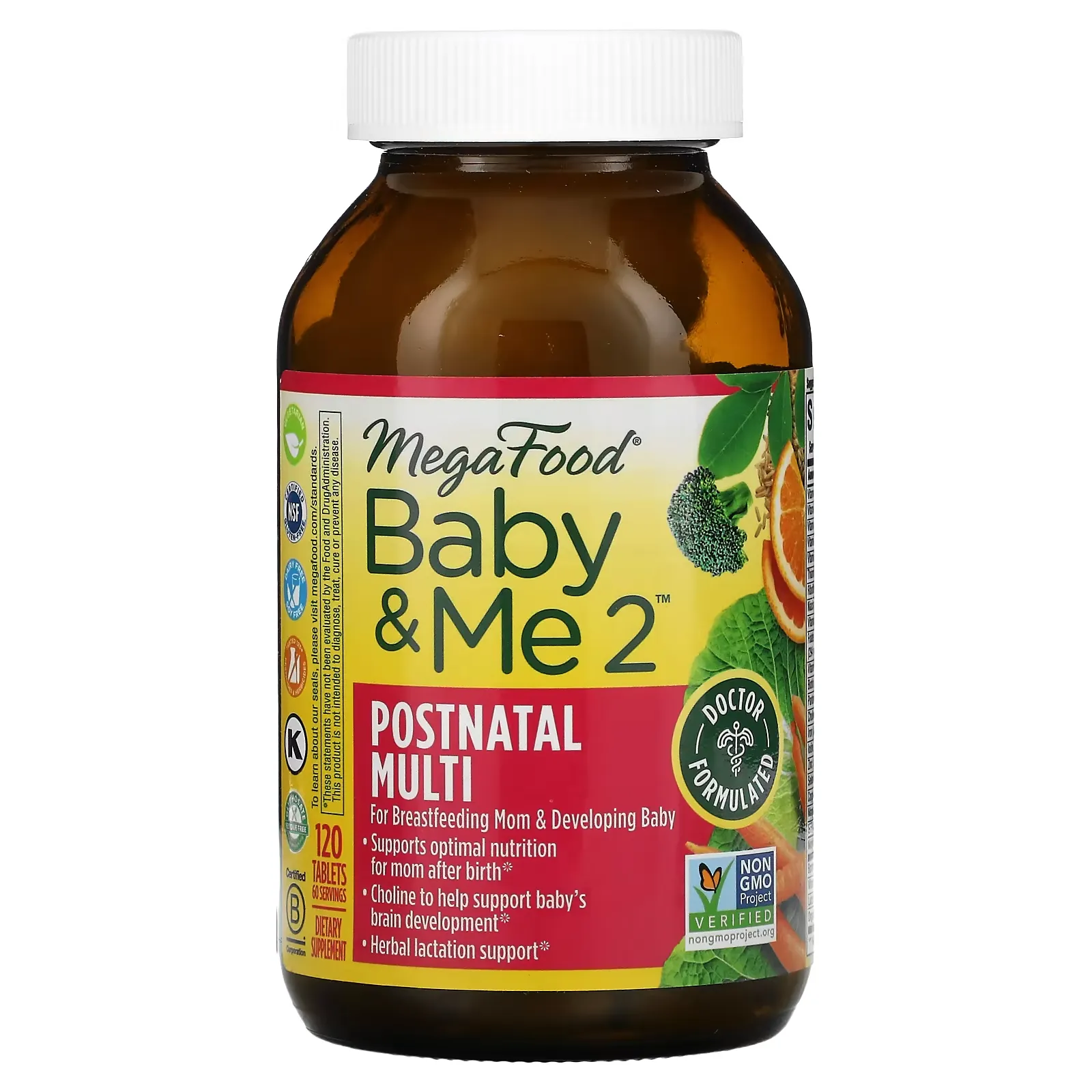 Baby & Me 2, Postnatal Multi, 120 Tablets