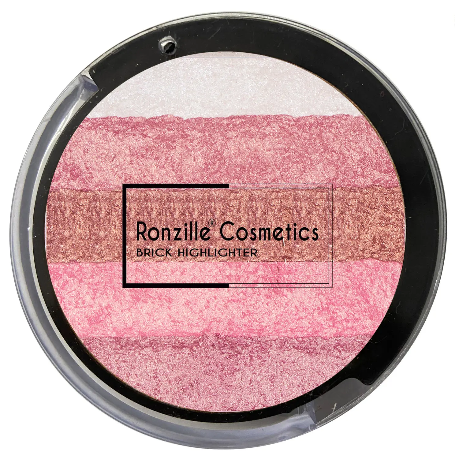 Ronzille Shimmer Baked Blusher and Brick Highlighter - 03