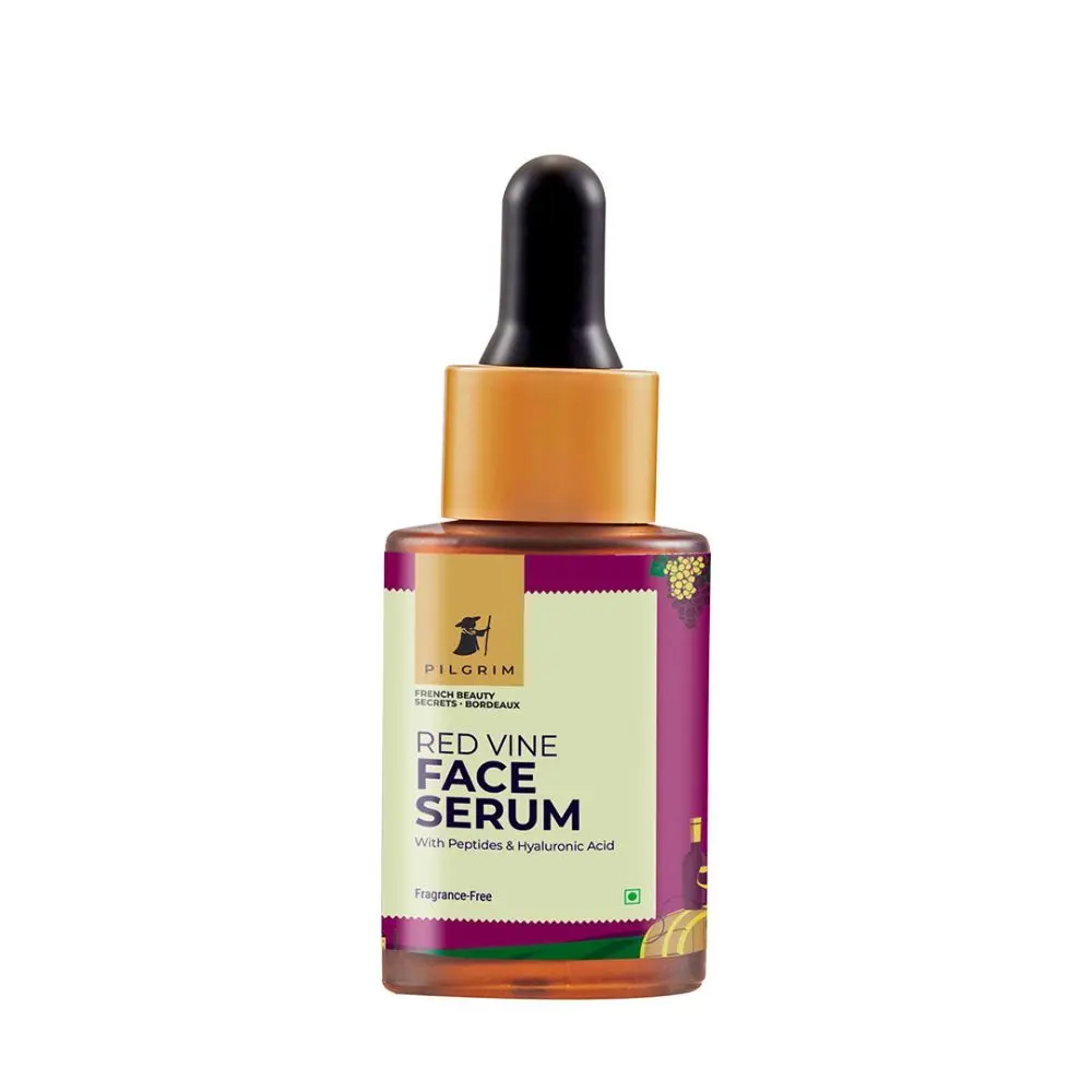 Red Vine Face Serum with Peptides & Hyaluronic Acid for Anti-Ageing