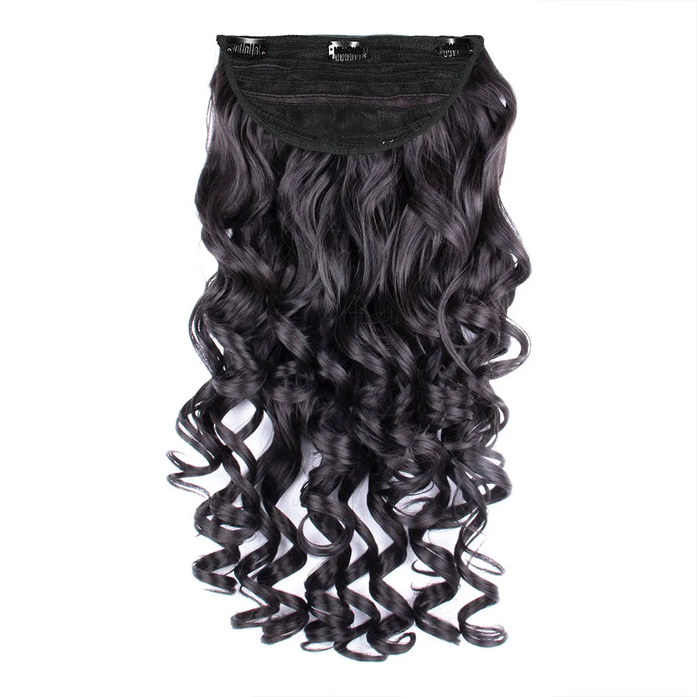 Streak Street Clip-In 24 Step Curl Natural Black Hair Extensions