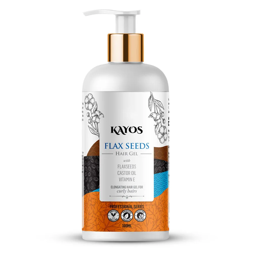 Kayos Pure Flaxseed Hair Gel For Curly Hair