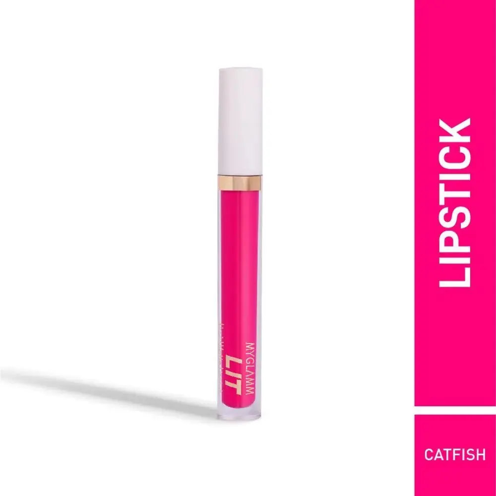 MyGlamm LIT Liquid Matte Lipstick-Catfish- (3 ml)