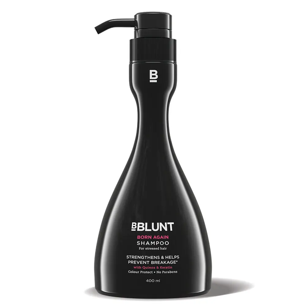 BBLUNT Born Again Shampoo For Stressed Hair, with Quinoa, Keratin - 400ml