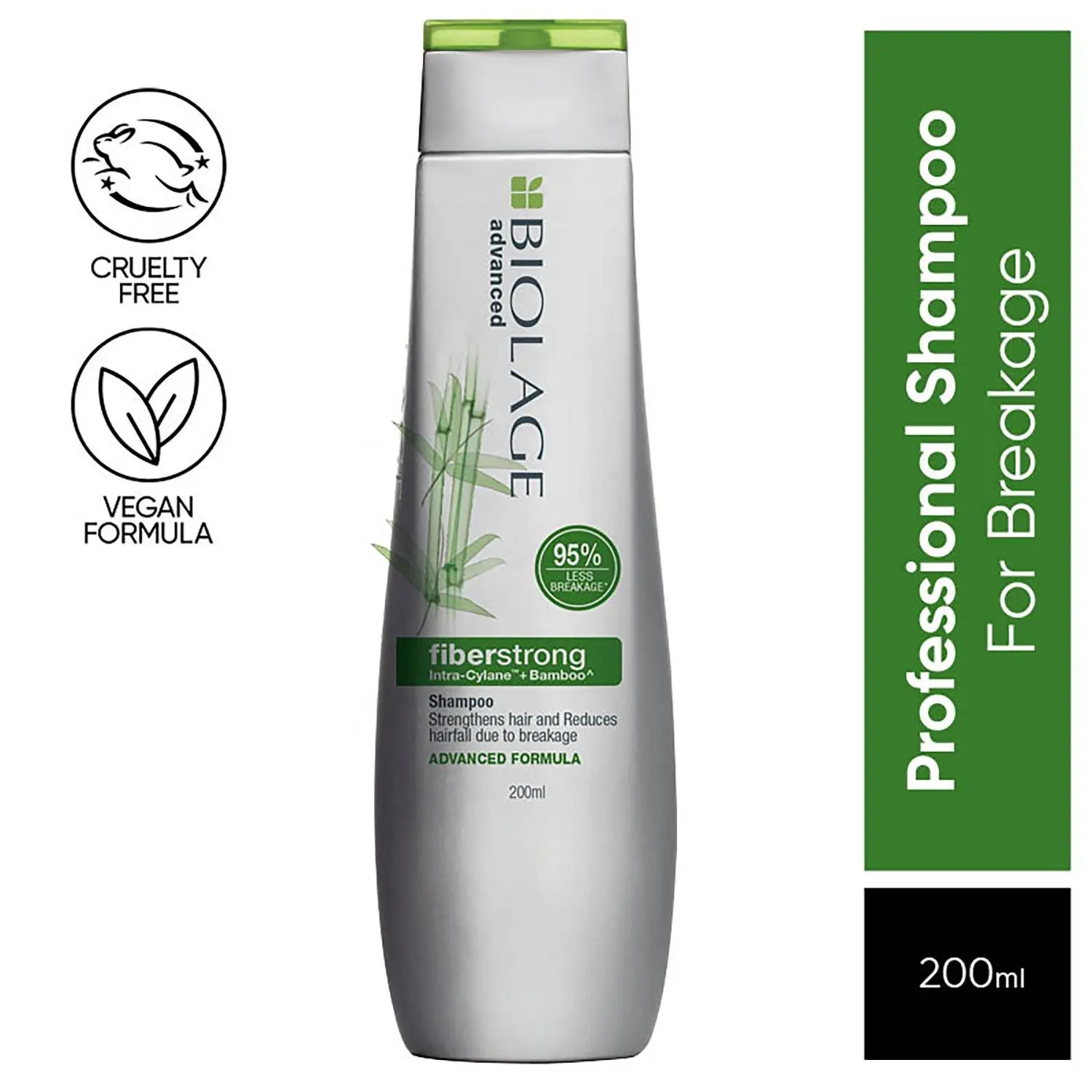 BIOLAGE Advanced Fiberstrong Shampoo 200ml | Paraben free|Reinforces Strength & Elasticity | For Hairfall due to hair breakage