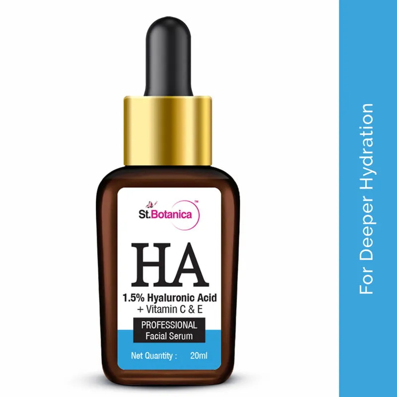 St.Botanica Hyaluronic Acid + Vitamin C, E Facial Serum