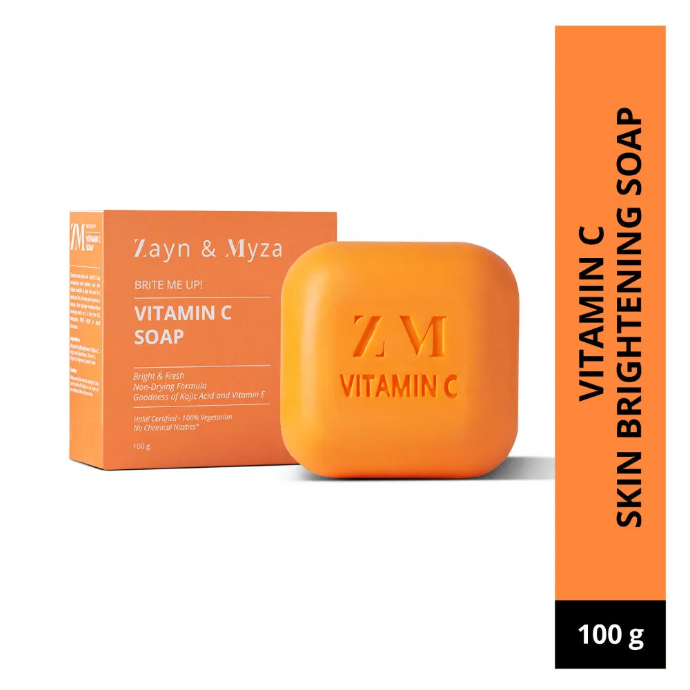 ZM Zayn & Myza Vitamin C Soap Enriched with Kojic Acid Vitamin C & Vitamin E