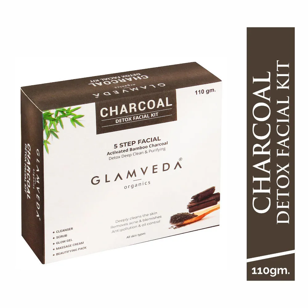 Glamveda Charcoal Detox Anti Pollution Facial Kit