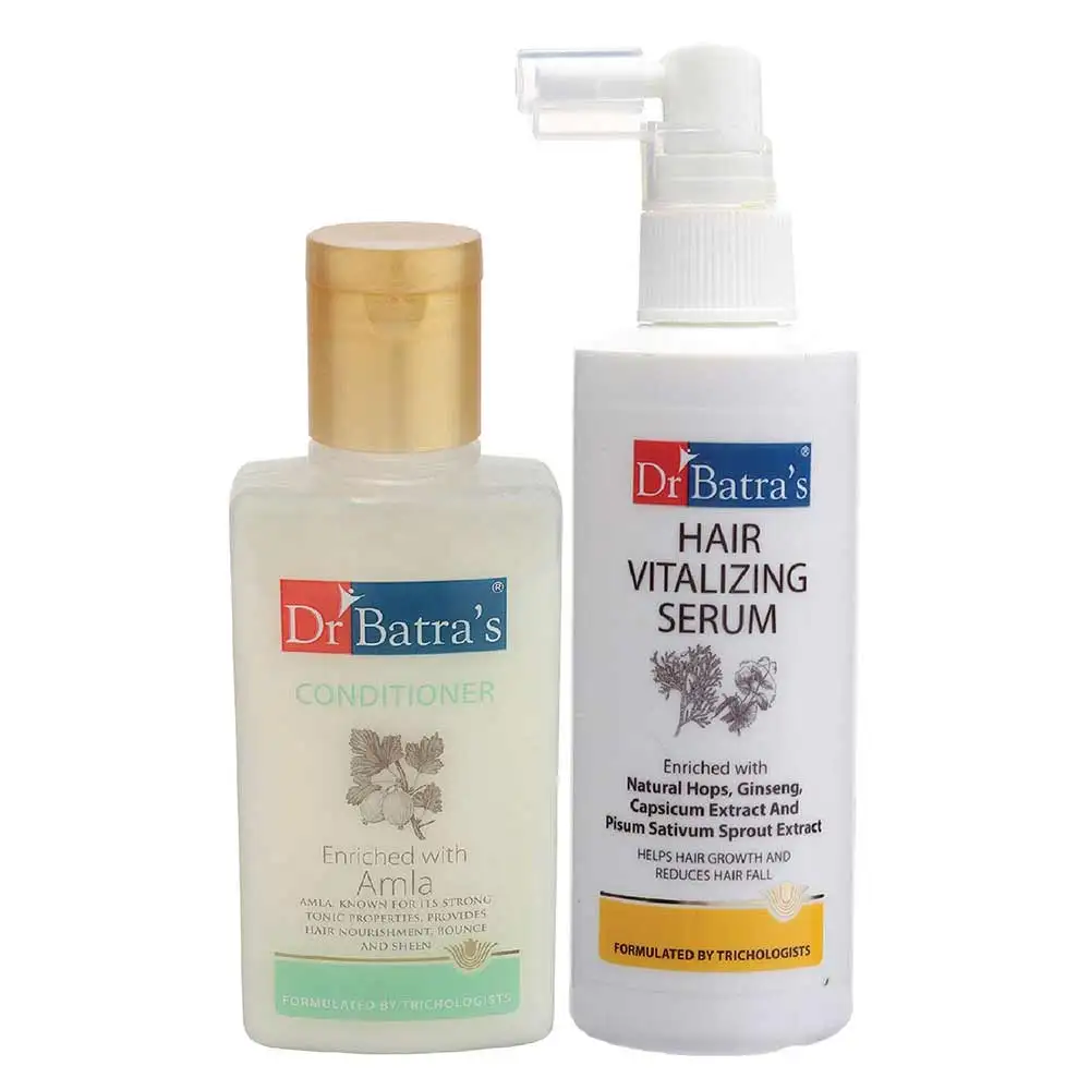 Dr Batra's Hair Vitalizing Serum & Conditioner - 100 ml Combo,  2 Piece(s)/Pack  Hair Growth