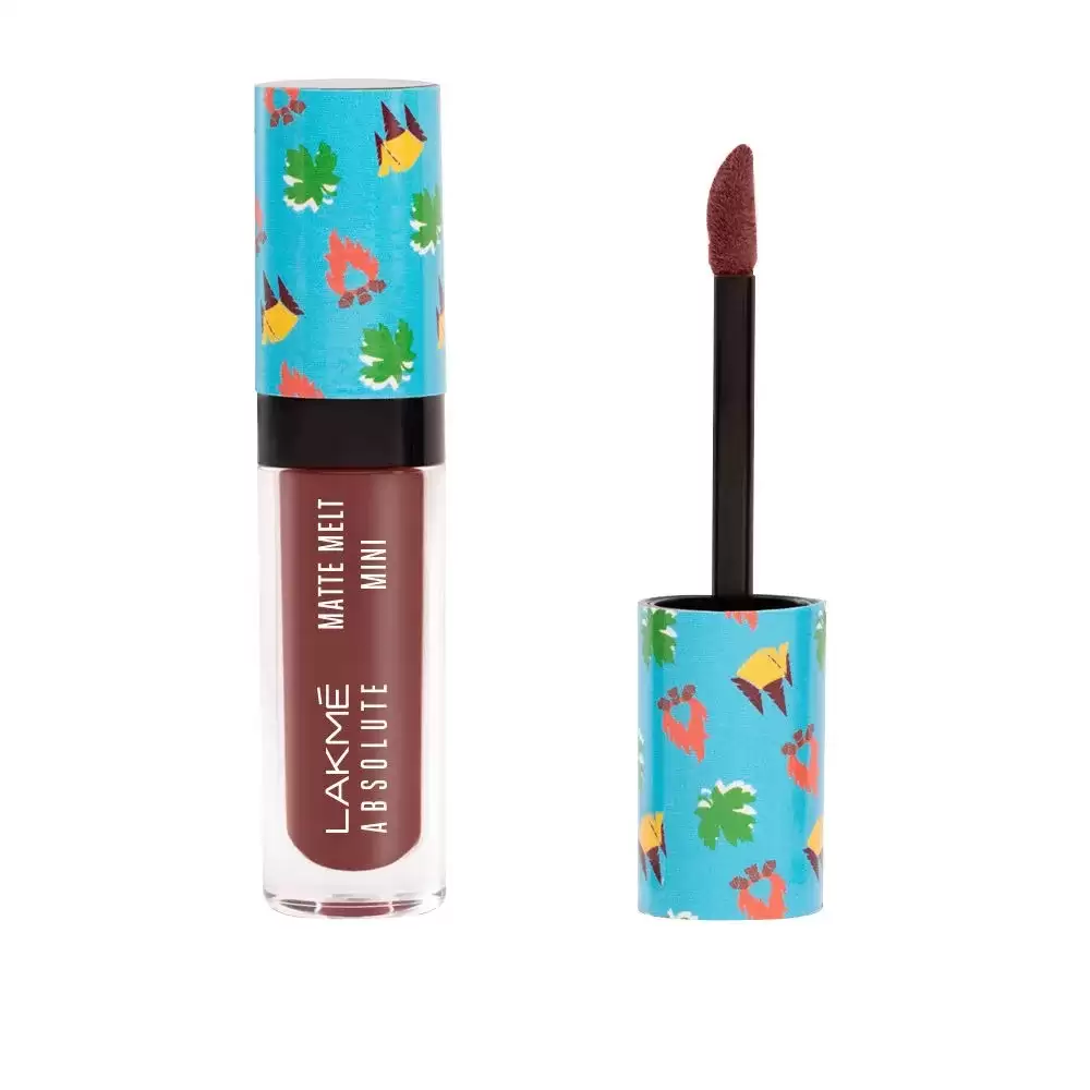 Lakme Absolute Matte Melt Mini Liquid Lip Color - Brown Souvenir