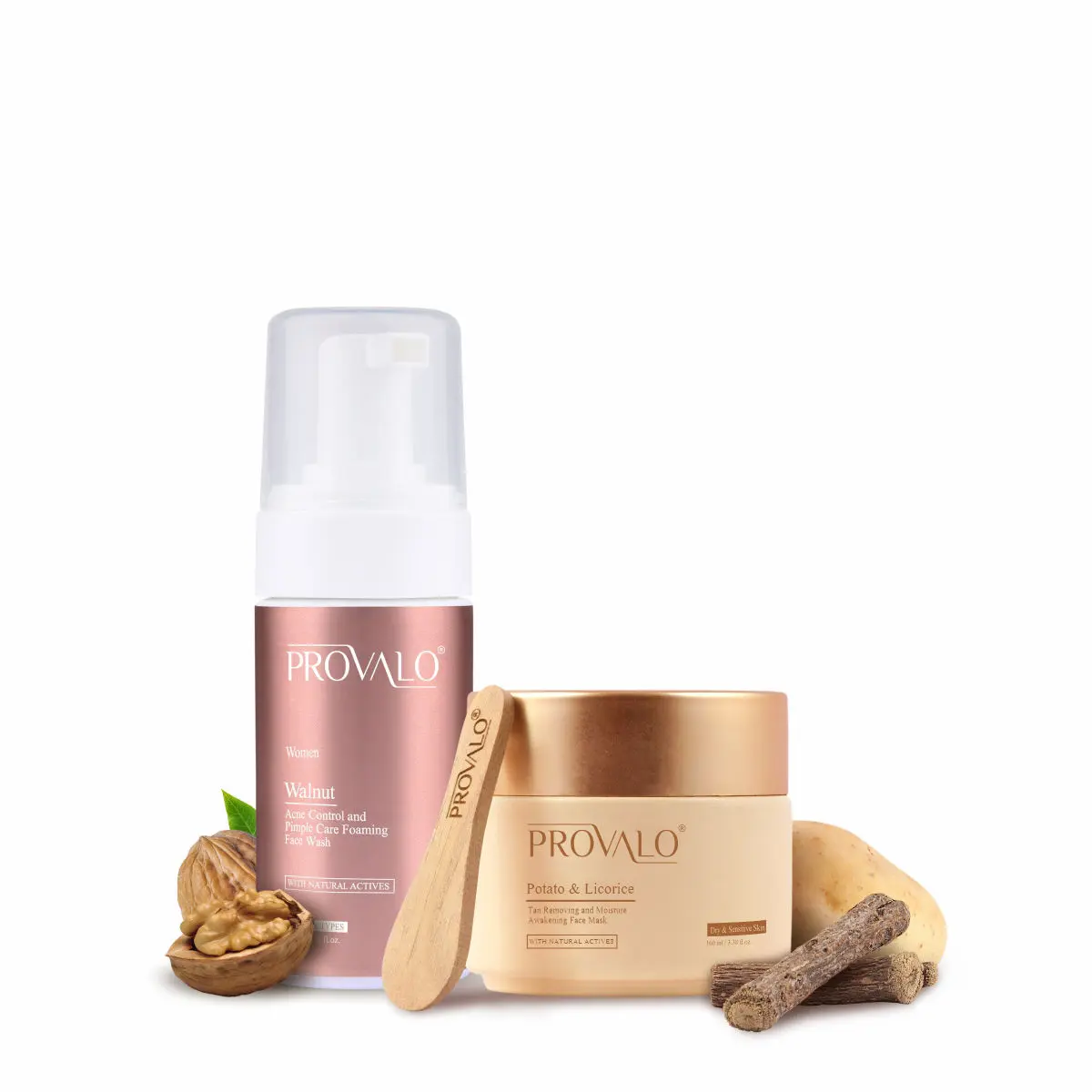 Provalo Anti-Acne And Moisture Lock Essentials Combo For Dry & Sensitive Skin (Women)