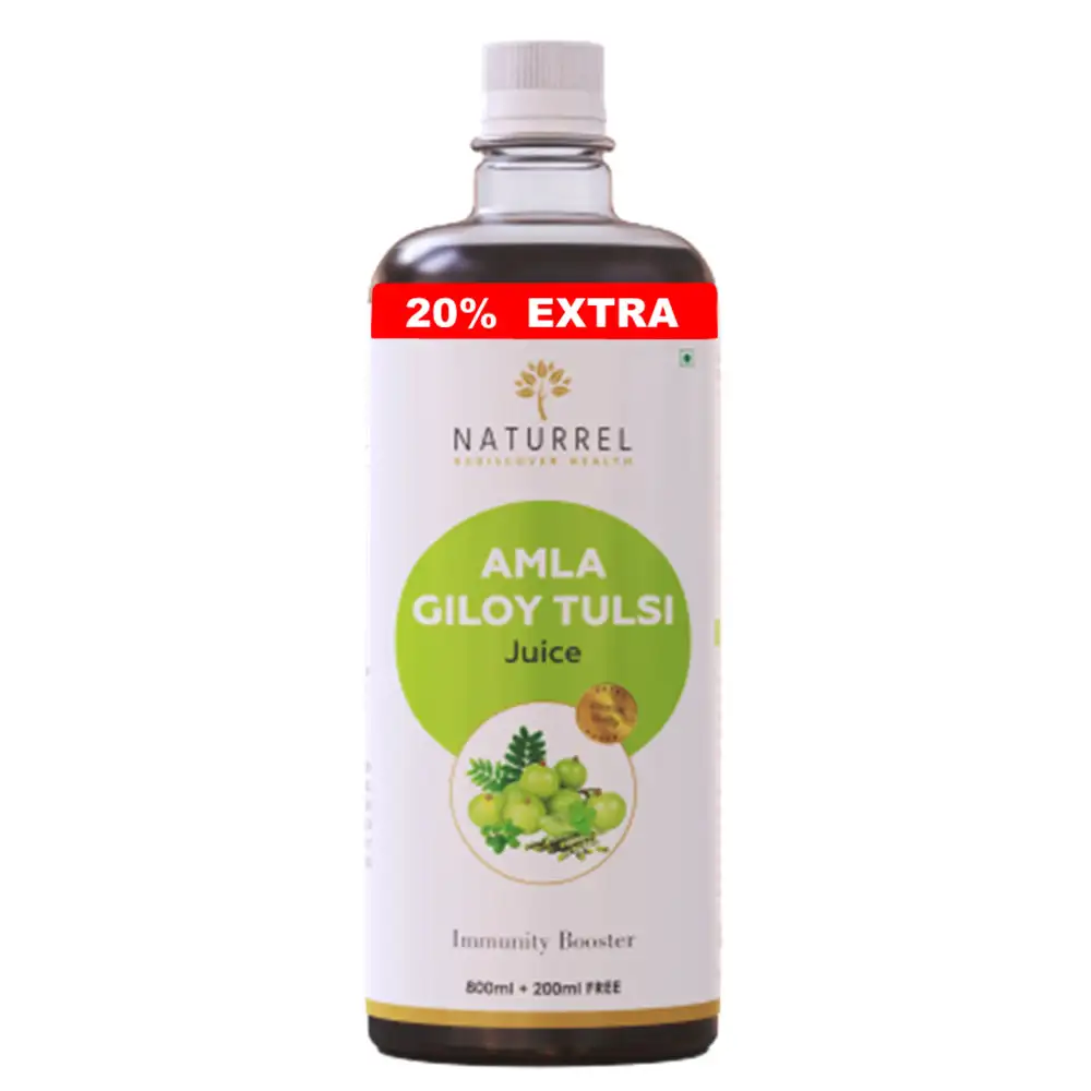 Naturrel Amla Giloy Tulsi Juice,  Unflavoured  1 L